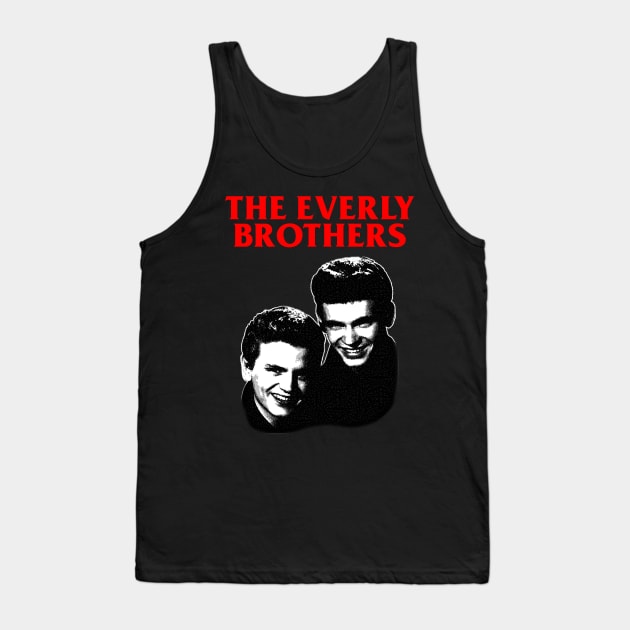 The Everly Brothers - Engraving Tank Top by Parody Merch